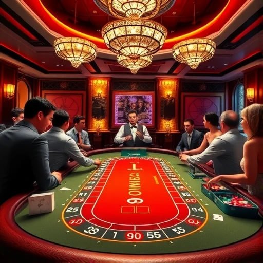 Antarmuka Dragon Tiger Live menampilkan kartu, opsi taruhan, dan riwayat putaran